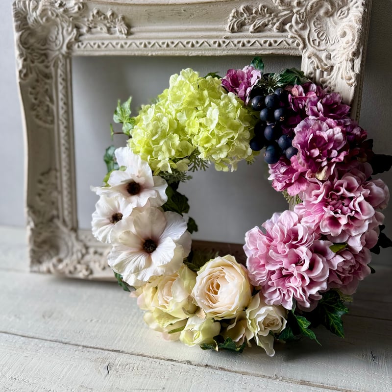 アーティフィシャル】 オーダーリース 35cm | GRACE WISTERIA