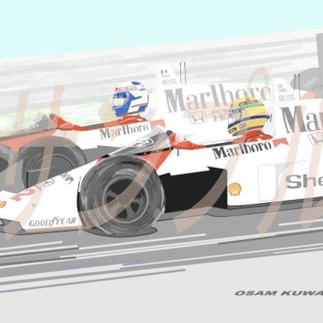 カーイラスト 注文製作 A3サイズ