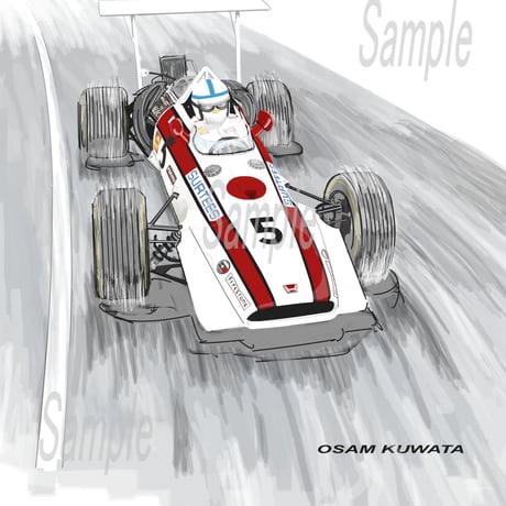 イラスト ホンダ RA301 A4サイズ 額入り