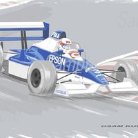 イラスト ティレル 019 中嶋 A4サイズ 額入り