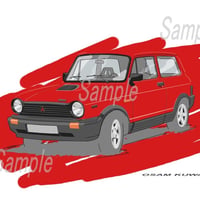 イラスト アウトビアンキ A112 A4サイズ