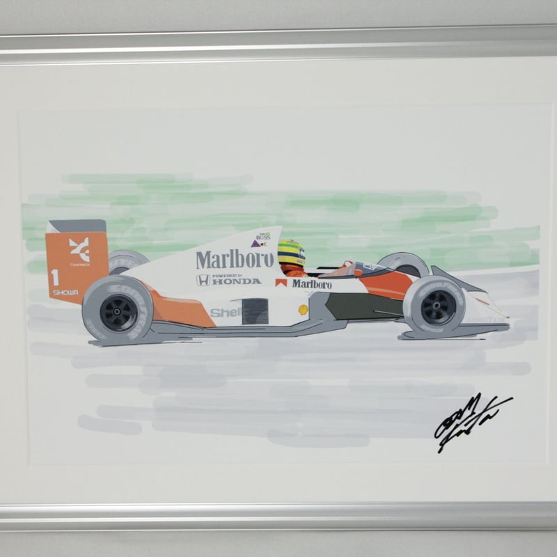 マクラーレンホンダ セナ フレーム額装リトグラフ SENNA マクラーレンホンダ セナ フレーム額装リトグラフ SENNA Amazon