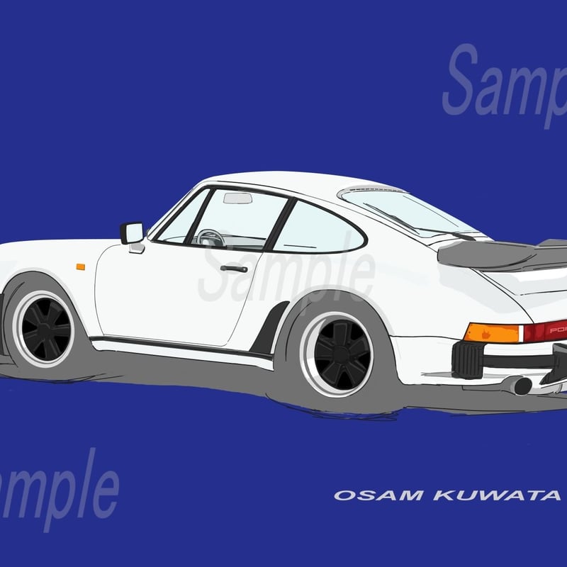 ポルシェ 930 Turbo カタログポスター　A2　額無し ポルシェ 930 Turbo カタログポスター A2 額無し Porsche 930 Turbo