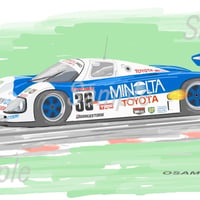 イラスト トヨタ 90C-V A4サイズ
