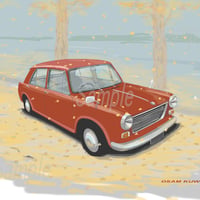イラスト モーリス 1100 A4サイズ 額入り
