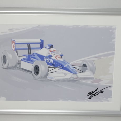 イラスト ティレル 019 中嶋 A4サイズ 額入り