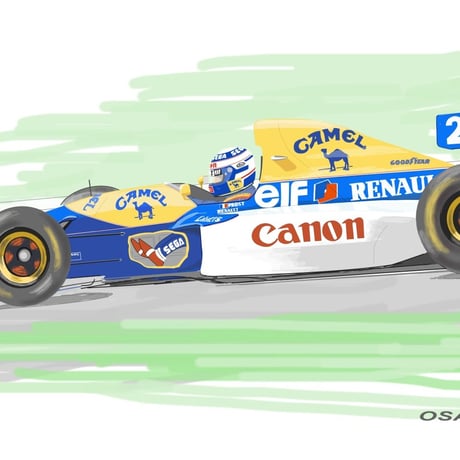 カーイラスト 注文製作 A4サイズ