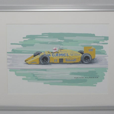 イラスト ロータス 99T A4サイズ 額入り