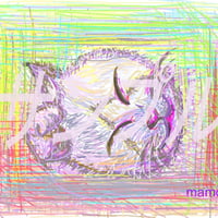 イラスト ヨコネコ A4サイズ 額入り