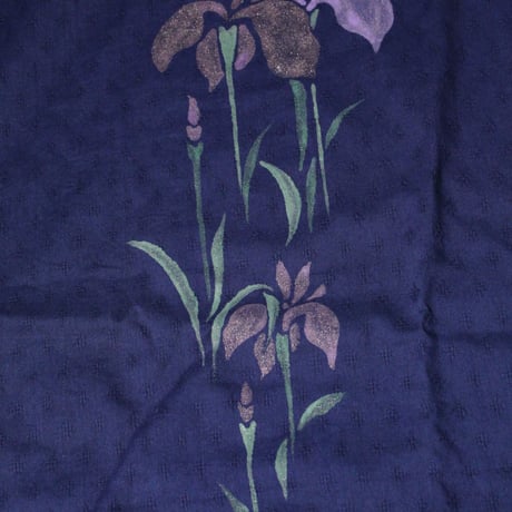花しょうぶ の手描き半袖シャツ