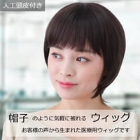 ウィッグ ショート レディース フルウイッグ 医療用 医療用ウィッグ E22