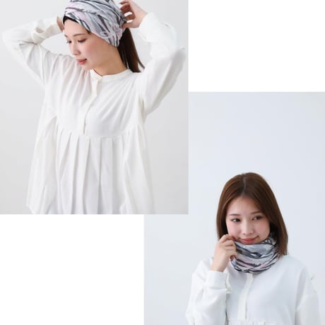 医療用帽子 おしゃれ オーガニックコットン メンズ レディース 3WAY Surf Camo Organic Cotton3Way
