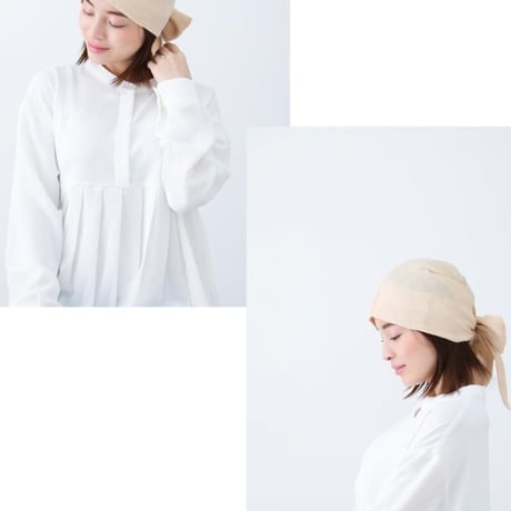 【バンダナ帽子 オーガニックコットン 医療用帽子 バンダナ レディース メンズ 脱毛用 副作用 がん 癌 抗がん剤 頭 ケア帽子 医療帽子 抗がん剤治療用】エアリーバンダナキャップ
