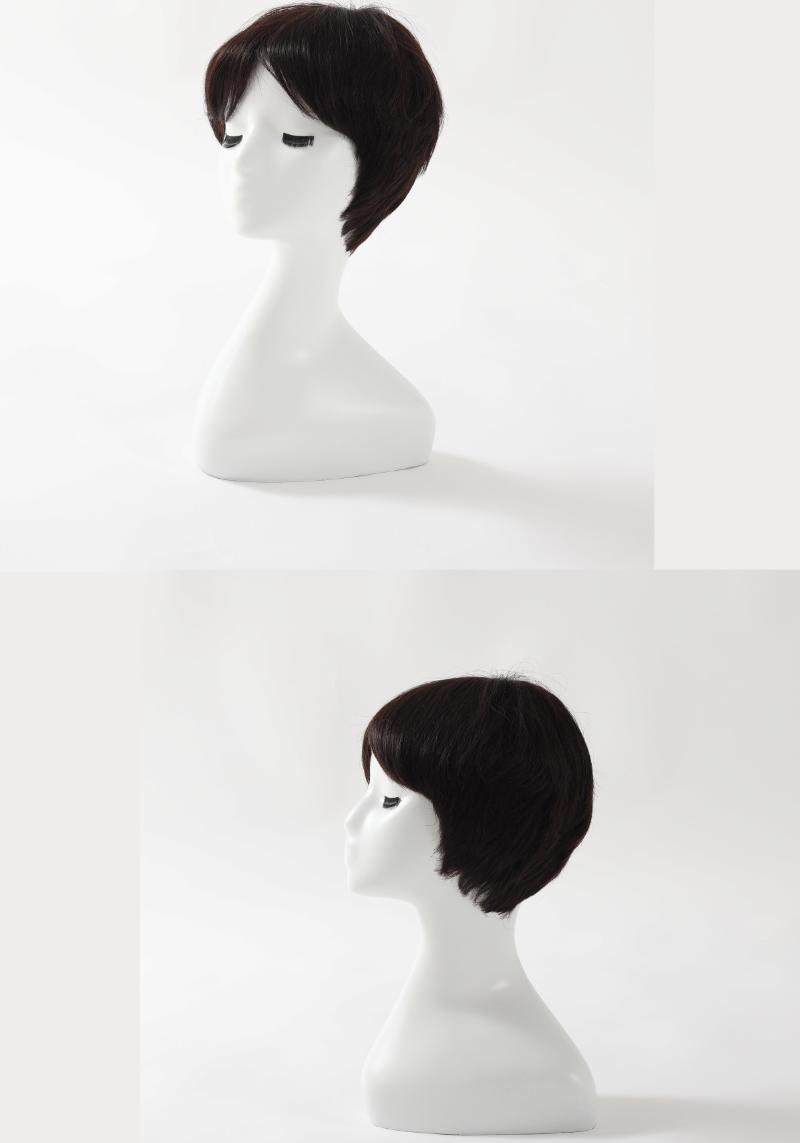 医療用ウィッグ 人毛100％ 人毛 ケア 脱毛 医療用ウィッグ ショート