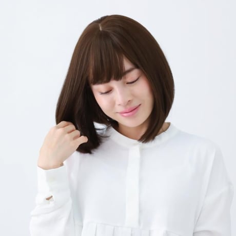 医療用ウィッグ ショート 毛付き帽子 女性用 ウィッグ ボブ フルウィッグ 自然 ダークブラウン レディース 人工頭皮付き TF700