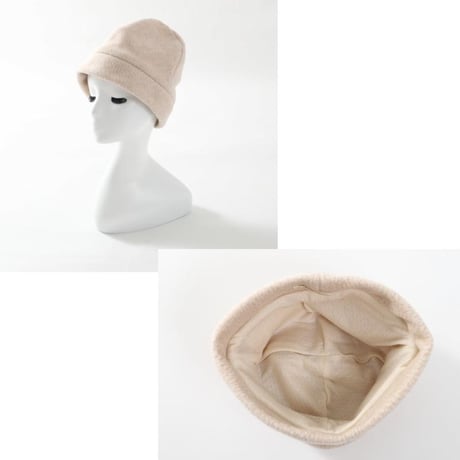 医療用帽子 オーガニックコットン おしゃれ かわいい レディース 就寝用 室内用 抗がん剤帽子 秋 冬用 暖かい オーガニックコットンふんわりワッチ