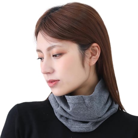 ネックウォーマー オーガニックコットン100％ 日本製3WAY 帽子 ヘアターバン レディース 綿100 首元カバー 肌にやさしい 軽量 薄手 抗がん剤 医療用帽子 就寝 冷え対策 春夏秋冬 UV対策