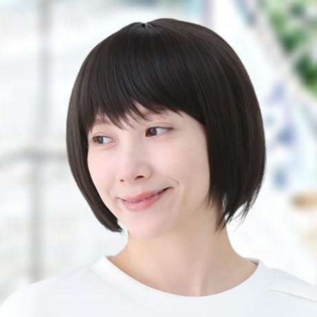 毛付き帽子 医療用ウィッグ 毛付きぼうし ボブ ナチュラル 自然 フルウィッグ E04
