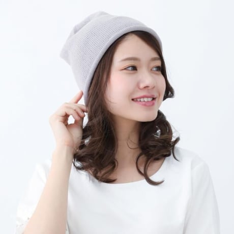 医療用帽子 春夏秋用 おしゃれ 綿100％ 抗がん剤 ニット帽 脱毛 ケア帽子 抗菌防臭 コットン 白金ナノビーニーワッチ