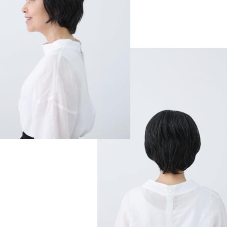 毛付き帽子 医療用ウィッグ 毛付きぼうし 白髪入り ショート 自然 ウィッグ E150