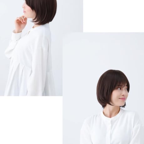 毛付き帽子 医療用ウィッグ 毛付きぼうし ボブ ナチュラル 自然 フルウィッグ E04