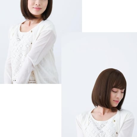 医療用ウィッグ ショート 毛付き帽子 女性用 ウィッグ ボブ ショート フルウィッグ 自然 ブラウン レディース 人工頭皮付き TF530