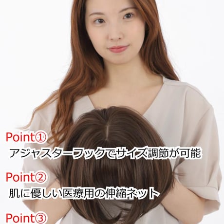 医療用ウィッグ 帽子の下に被るウィッグ フルウィッグ帽子 毛付き帽子 ショート TF-1150