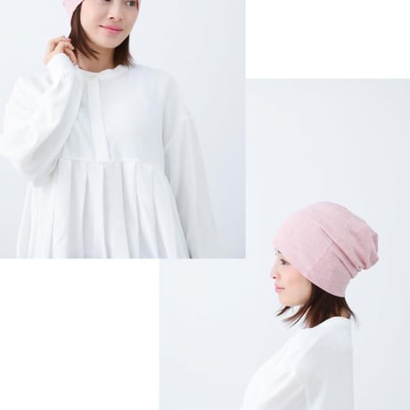 医療用帽子 オーガニックコットン 就寝 春 夏 秋 冬 綿100％ レディース ケア帽子 医療帽子 抗がん剤帽子 ボーダーワッチ