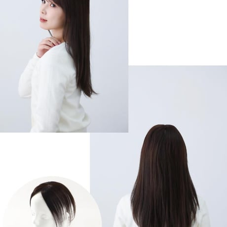 人毛 部分 ヘアピース 部分ウィッグ 人毛ヘアピース 人毛100％ 自然 部分かつら 部分ピース レディース 人気 ポイントウィッグ ウィッグ 円形脱毛症 医療ウィッグ YH20
