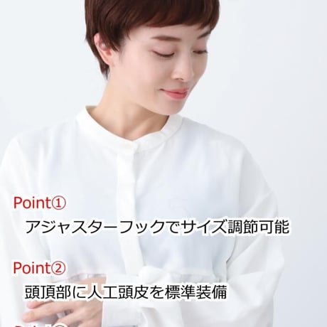 医療用ウィッグ 人毛100％ 人毛 ケア 脱毛 医療用ウィッグ ショート フルウィッグ 人毛ウィッグ  AH3165