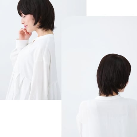 医療用ウィッグ 人毛ミックス 毛付き帽子 女性用 髪付き帽子 ケア帽子 ウィッグ ボブ ショート フルウィッグ ショートウィッグ 円形脱毛症  W1001