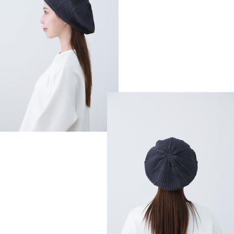 医療用帽子 レディース 春夏秋冬 ベレー帽 ニット コットン 脱毛 白髪隠し おしゃれ帽子 アラン編み ケーブル編み ニットベレー アラン編みニットベレー