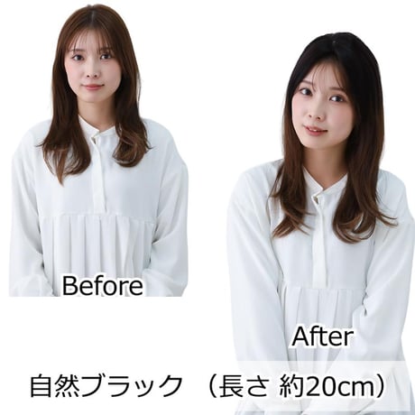 人毛 部分 ウィッグ 女性用 トップ 部分ウィッグ 人毛ヘアピース 人毛100％ 自然ブラック 部分かつら 部分ピース ポイントウィッグ 医療ウィッグ AOB023