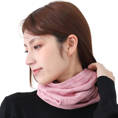 ネックウォーマー オーガニックコットン100％ 日本製3WAY 帽子 ヘアターバン レディース 綿100 首元カバー 肌にやさしい 軽量 薄手 抗がん剤 医療用帽子 就寝 冷え対策 春夏秋冬 UV対策