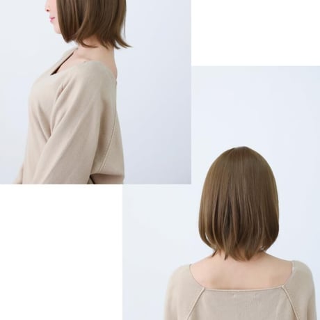 医療用ウィッグ ショート 毛付き帽子 女性用 ウィッグ ボブ ショート フルウィッグ 自然 ブラウン レディース 人工頭皮付き TF530