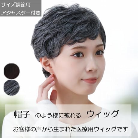 ウィッグ 医療用ウィッグ 白髪 ショート かつら 白髪ウィッグ レディース フルウイッグ 白髪入り 自然 医療用 医療用ウィッグ E45