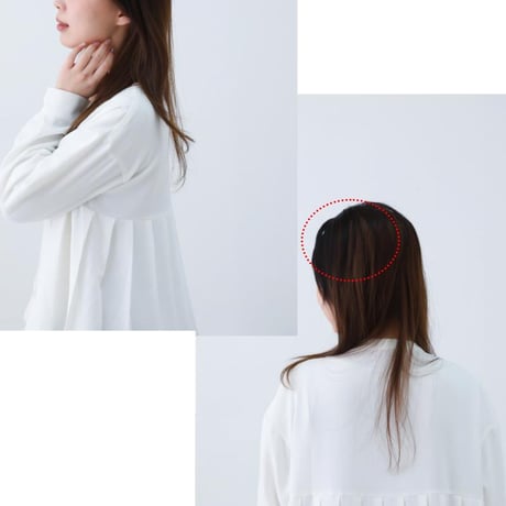 人毛 部分 ウィッグ 女性用 トップ 部分ウィッグ 人毛ヘアピース 人毛100％ 自然ブラック 部分かつら 部分ピース ポイントウィッグ 医療ウィッグ AOB023