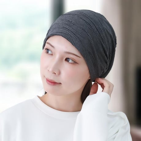 【新商品】医療用帽子 レディース おしゃれ ゆったり 軽量 抗がん剤 脱毛 薄毛 室内 外出用 かわいい 女性用 ニットキャップ 春夏秋 帽子 エアリールーズワッチ