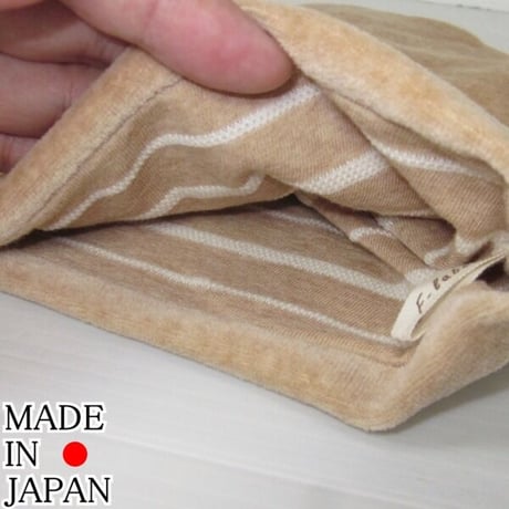 【送料無料 医療用帽子 オーガニックコットン レディース 抗がん剤帽子 抗がん剤 女性 脱毛 がん 治療用 ネックウォーマー 2WAY 】ベルベットスクリューワッチブラウン