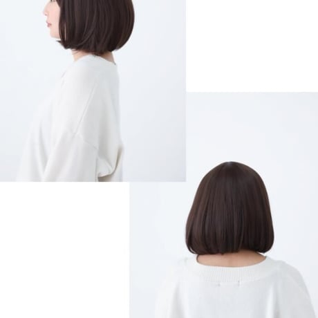 毛付き帽子 医療用ウィッグ 毛付きぼうし セミロング カール 自然 ウィッグO-C012