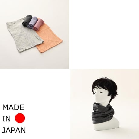 ネックウォーマー オーガニックコットン100％ 日本製3WAY 帽子 ヘアターバン レディース 綿100 首元カバー 肌にやさしい 軽量 薄手 抗がん剤 医療用帽子 就寝 冷え対策 春夏秋冬 UV対策
