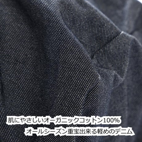 医療用帽子 デニム バンダナキャップ 綿 リボン付き かわいい おしゃれ ケア帽子 医療帽子 軽い 脱毛 オーガニックコットン デニムバンダナゆったりフィット 帽子