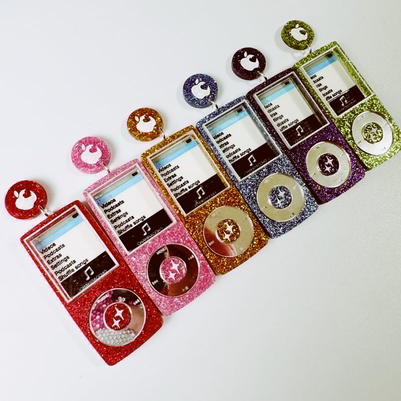 推し活！愛pod なの…フォトフレームアクセサリー【緑青紫】 i pod nan