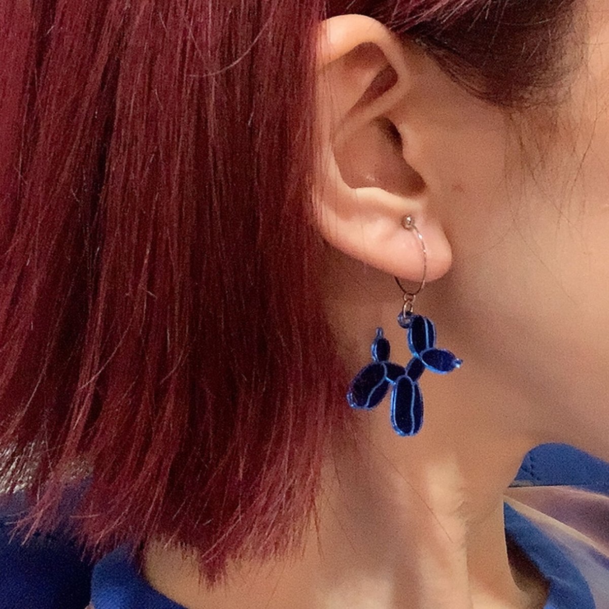 小ぶり！犬のバルーンアート Earrings /Ear Clips | CHAKIRACCHO