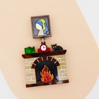 【片耳】暖炉　Fireplace Single Earrings/Ear clips
