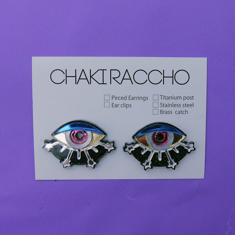 両耳】宇宙の目 Helix Nebula Earrings/Ear clips | CHA