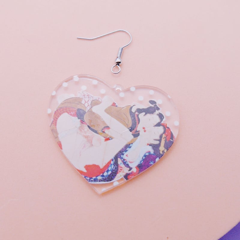 カラカラ　チュチュ4点＆イヤリング等小物 片耳】春画クリア Single Earrings | CHAKIRACCHO