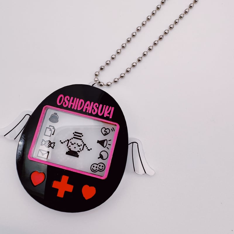 推し活！育成型ポケットゲーム ネックレス/キーホルダー Pocket game