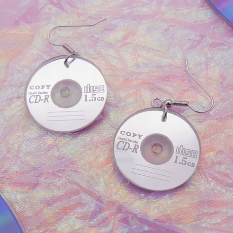【両耳】CD-R Earrings/Ear Clips