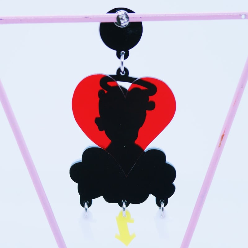 ラッキー7！ポップでキュートな天使【片耳/ブローチ】Angel Brooch